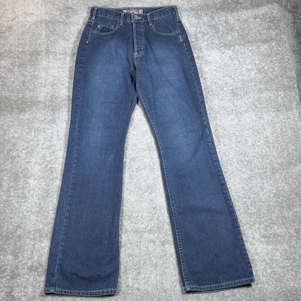 Silver Jeans Men's 31x34 Blue Denim Frisco High Rise Straight Leg Button Fly